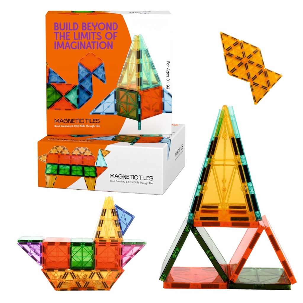Magnetic Tiles - 72 Pcs